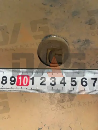 Нож ковша Lonking ZL50C (424х320х30) угольный ковш с отверстиями (СТ45) левый